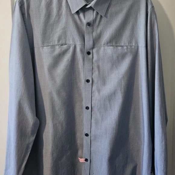Calvin Klein Other - CALVIN KLEIN mens long sleeve dress shirt SIZE LARGE SLIM FIT color BLUE ...